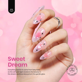 Beetles Gel Polish color swatches fan displaying six pink shades, useful for selection