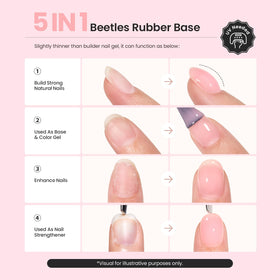 Beetles Gel Polish texture closeup demonstrating smooth, buildable rubber-gel consistency