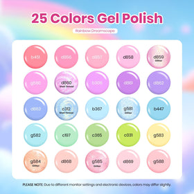Beetles Gel Polish base coat, matte and glossy top coats and included tools displayed