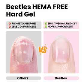 beetles builder gel texture closeup demonstrating smooth spreadability
