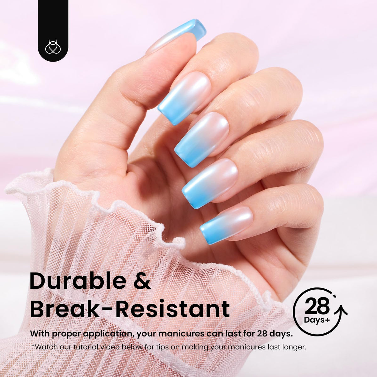 beetles gel polish lifestyle worn manicure on hands showing natural look and everyday durability
