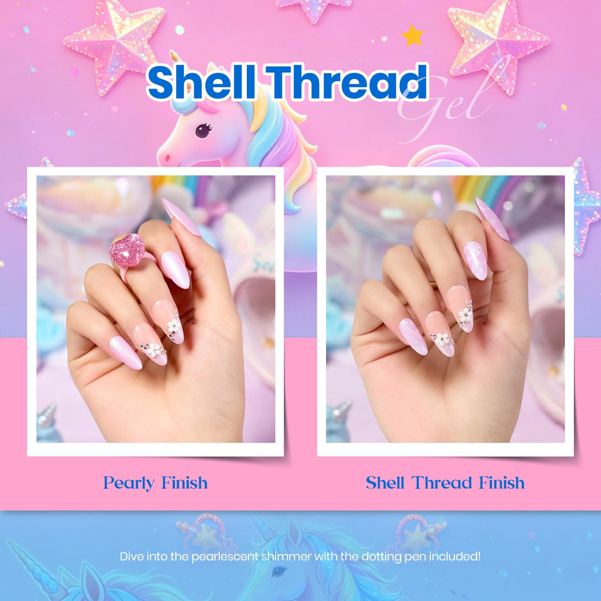 Beetles polish swatches on fan showing accurate pastel shades and shimmer
