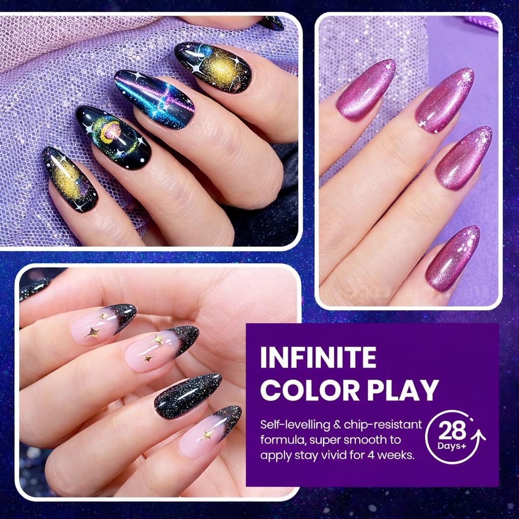 Beetles Gel Polish glitter pigment texture highlighting sparkle and reflective finish