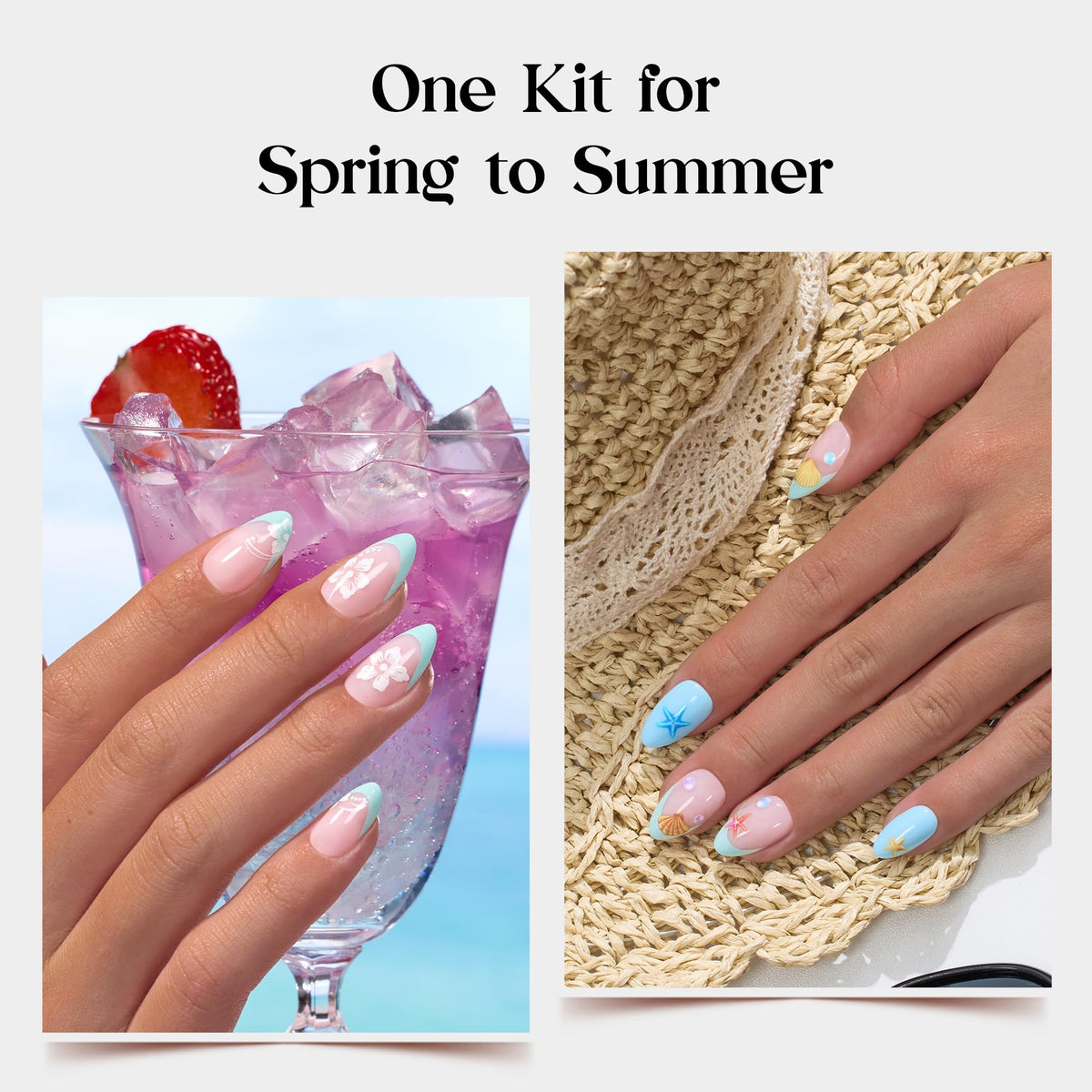 beetles nail glue and adhesive tabs with file and sticks for complete application