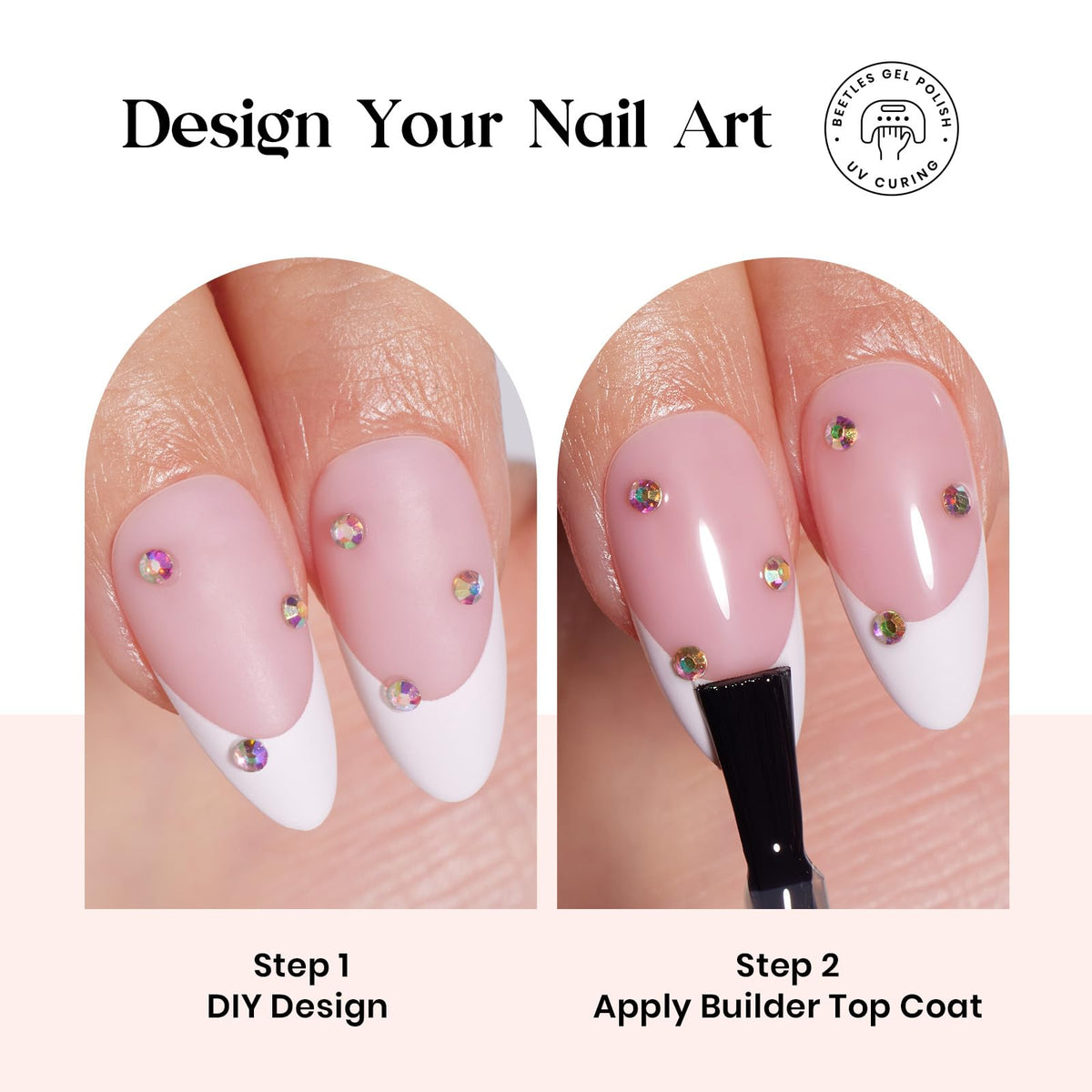 beetles gel polish glue and remover bottles emphasizing secure removal benefit