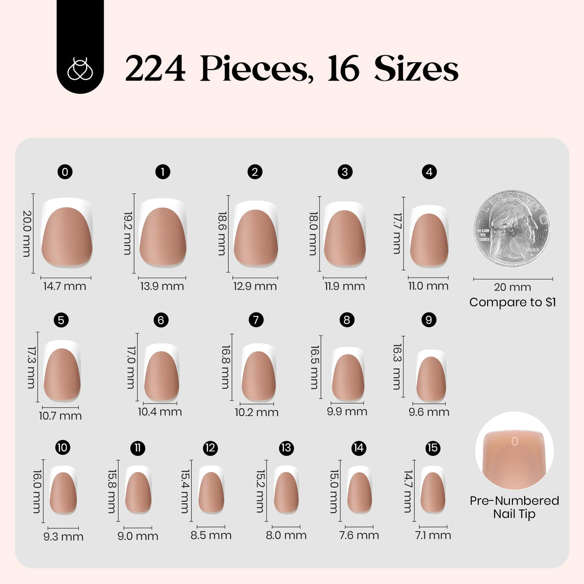 Beetles hand applying press-on nail, demonstrating easy DIY application and time savings
