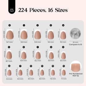 Beetles hand applying press-on nail, demonstrating easy DIY application and time savings