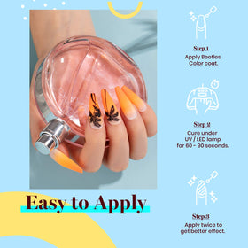 beetles in hand size scale displaying 15ml bottle and portable convenience