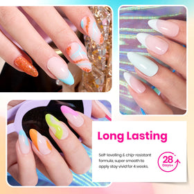 Beetles Gel Polish in use under an LED lamp demonstrating quick curing and glossy finish