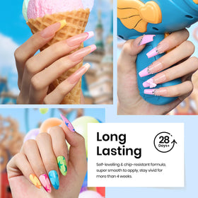 Beetles polish being applied during manicure for smooth, even coverage