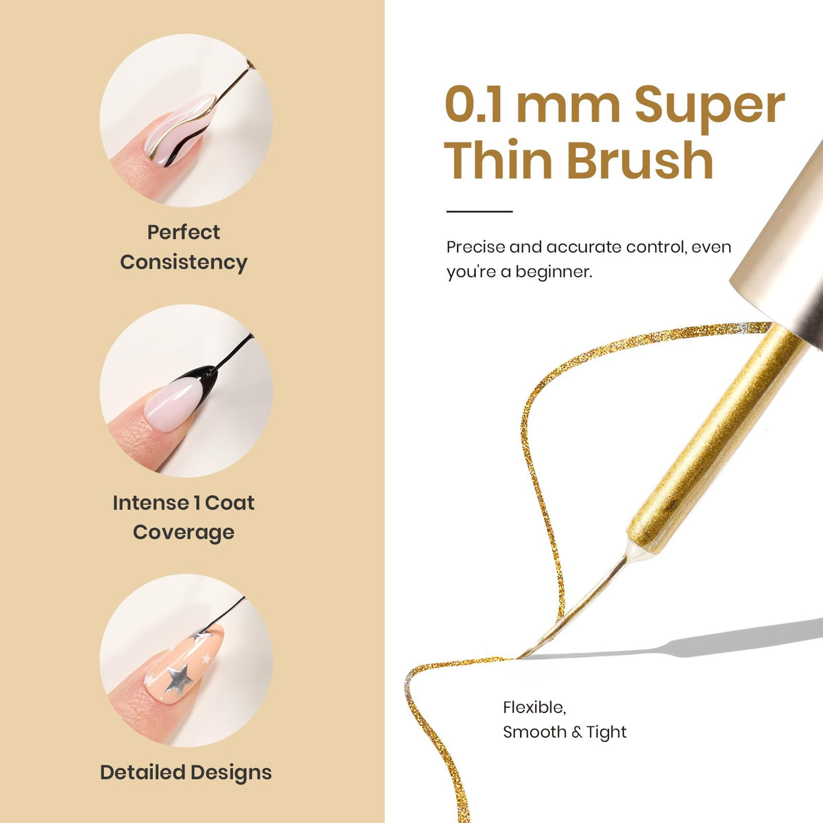 beetles gel liner applied by technician illustrating salon-quality results