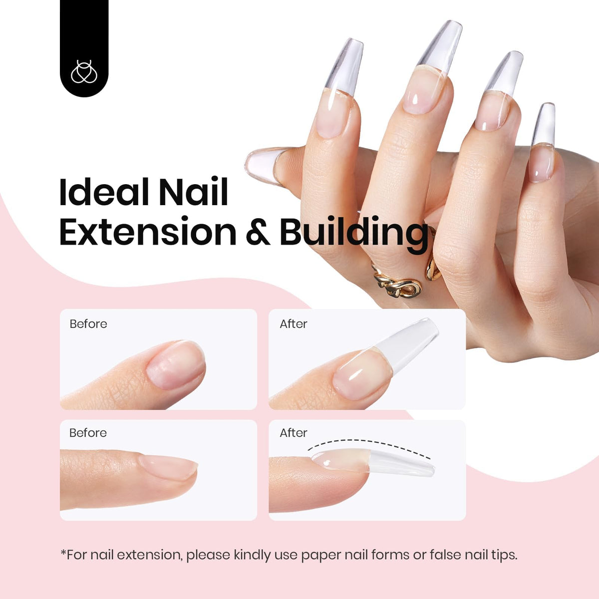 beetles Ivory Veil brush stroke demonstration highlighting easy sculpting and self-leveling benefit