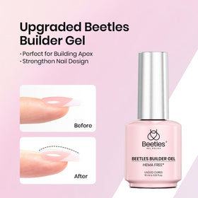 Beetles builder gel texture in jar illustrating smooth, workable consistency