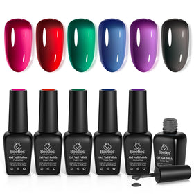 beetles lifestyle flatlay in gift box suggesting presentable DIY manicure set