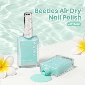 beetles brush applying polish stroke, demonstrating smooth coverage benefit
