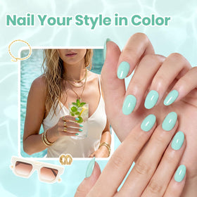 beetles swatch wheel showing mint seafoam shade for color selection benefit