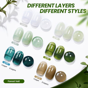 Beetles close-up of jelly gel texture highlighting translucent shine and buildable layers benefit