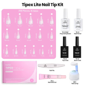 beetles entire kit contents organized for easy DIY manicure setup