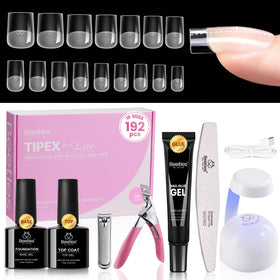 beetles gel polish kit front box showing contents for complete at-home nails