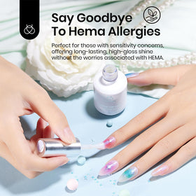 beetles label and ingredient panel showing HEMA-free formula benefit