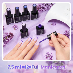beetles Gel Polish bottles near a coin to show size and travel-friendly benefit