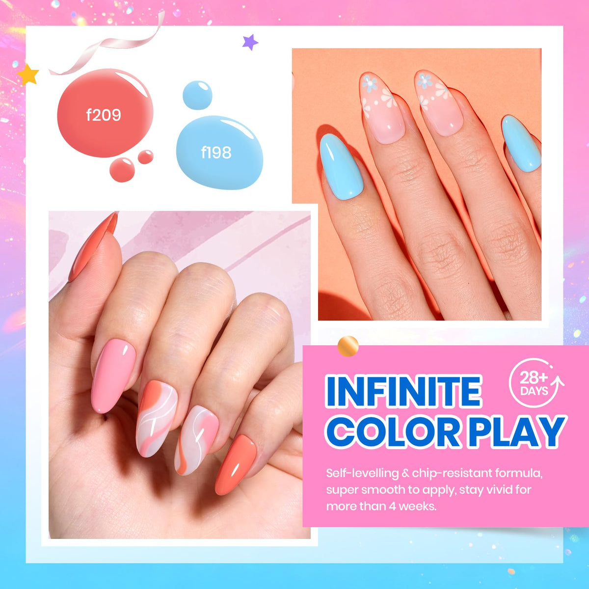 beetles LED lamp curing a nail demonstration providing fast dry times and durable wear
