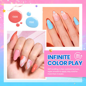 beetles LED lamp curing a nail demonstration providing fast dry times and durable wear