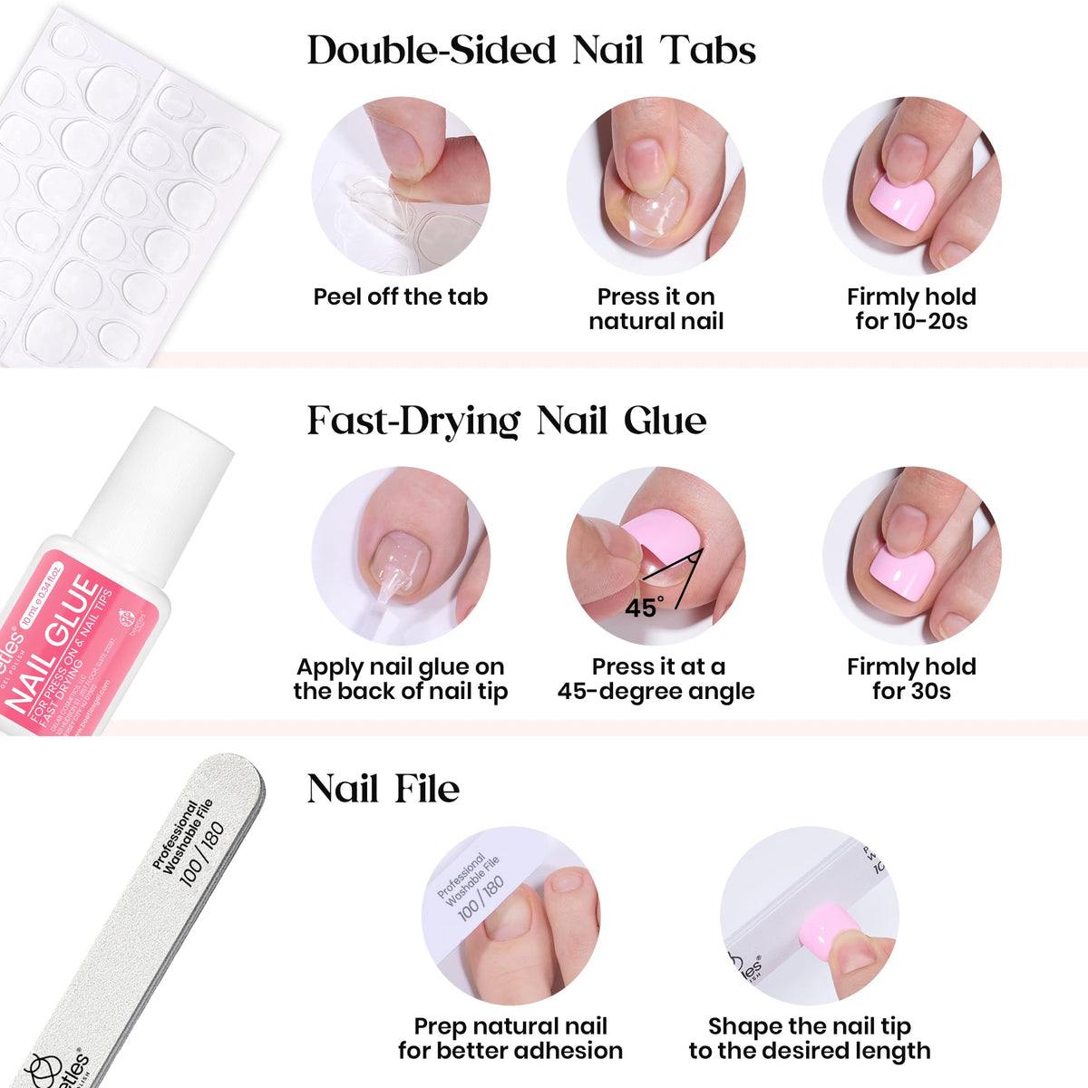 Beetles Gel Polish lifestyle scene in bathroom showing convenient at-home pedicure