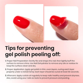 beetles Gel Polish holiday manicure on hands for festive look