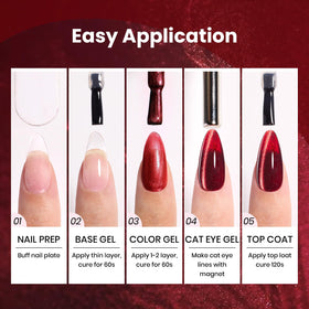 Beetles nails in holiday setting showcasing finished manicure for festive impact