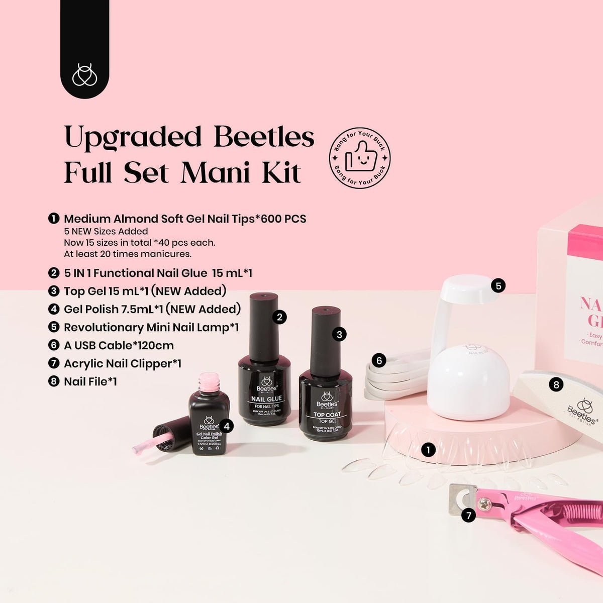 beetles home DIY manicure scene showing kit use for salon-style nails at home