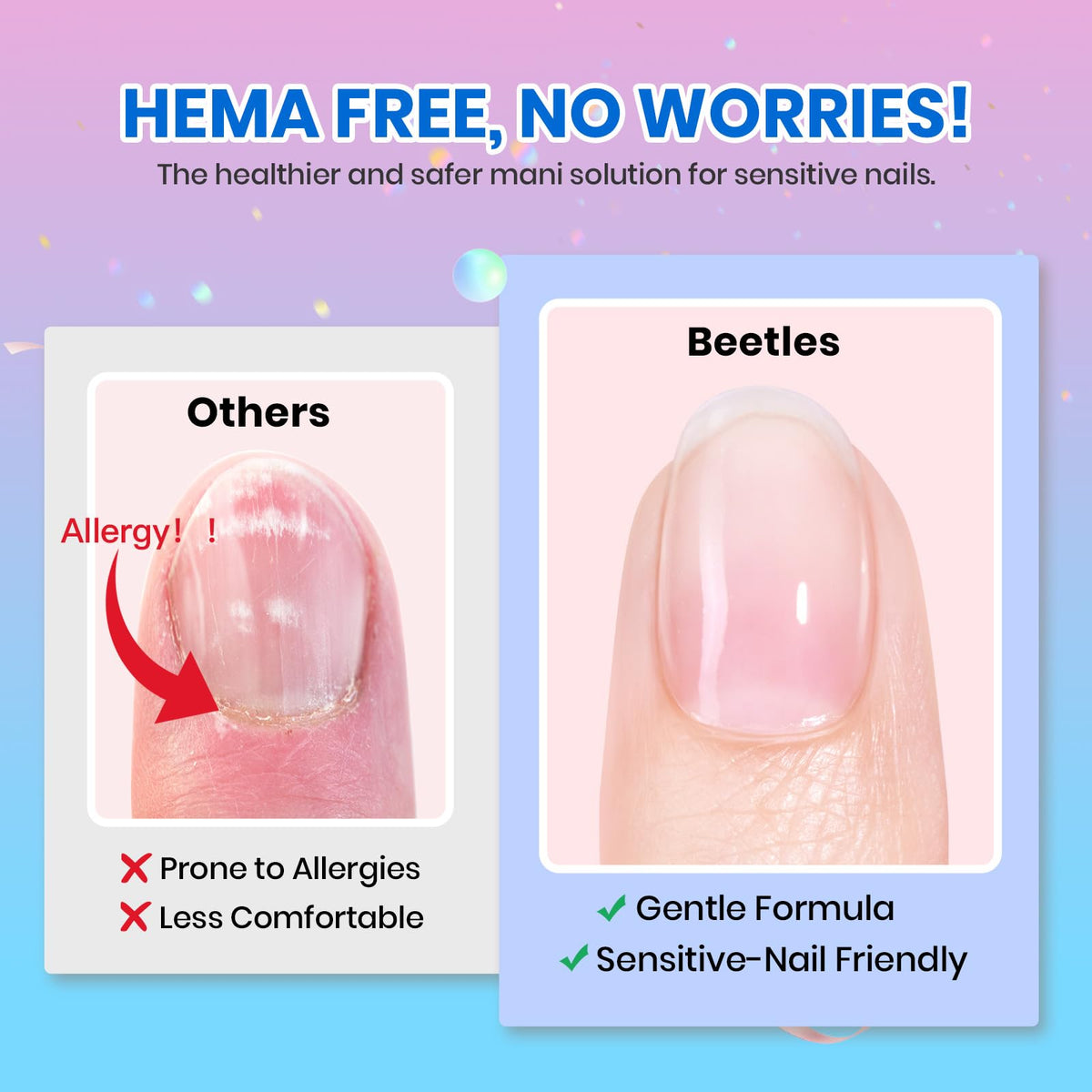 beetles kit on a home manicure station illustrating salon-quality at home