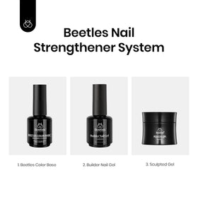 beetles finished manicure on natural hands showcasing elegant everyday wear