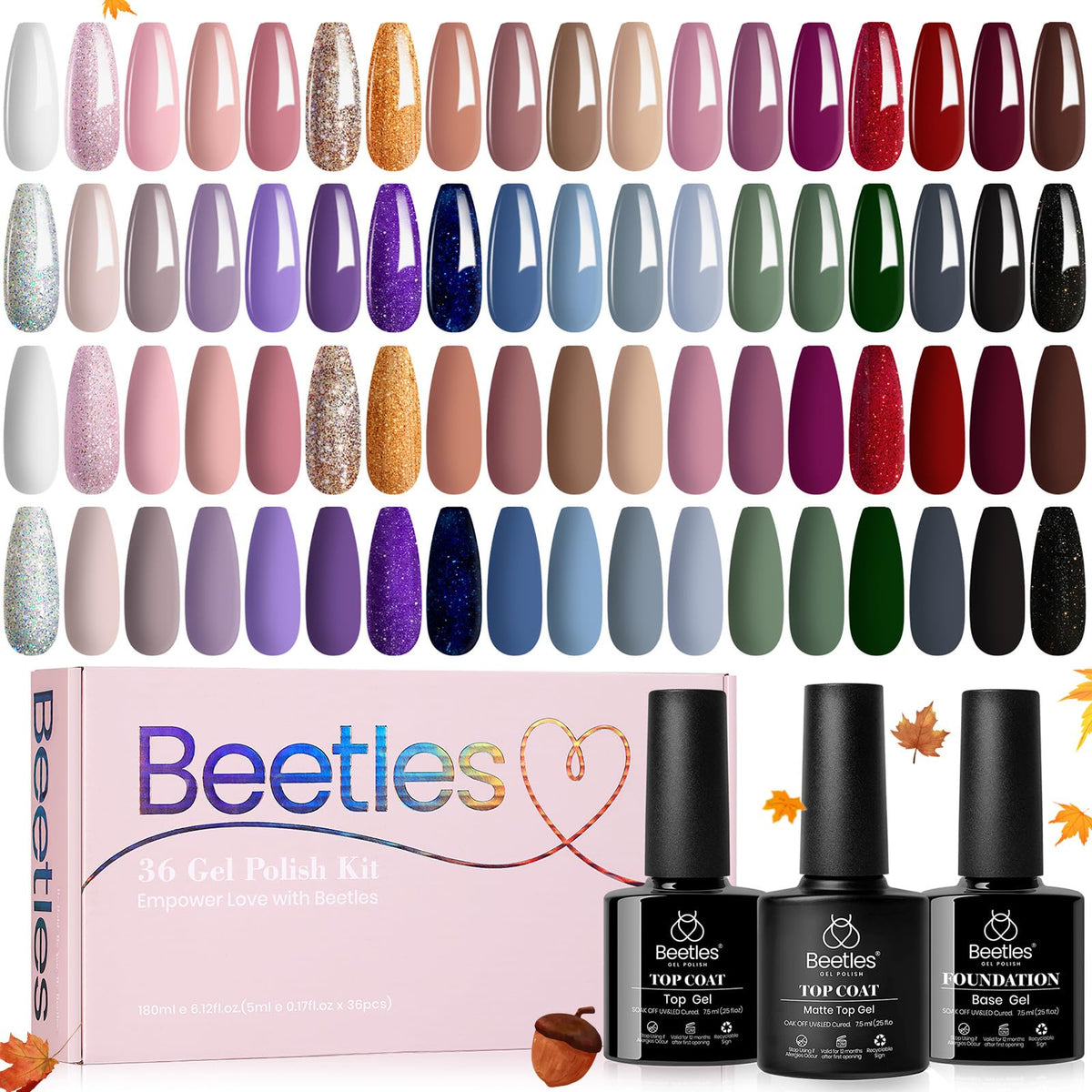 Beetles lifestyle manicure image of finished nails at a party showing salon-quality shine