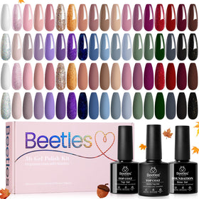 Beetles lifestyle manicure image of finished nails at a party showing salon-quality shine