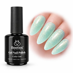 beetles lifestyle shot with spring outfit and manicured nails showing stylish look benefit