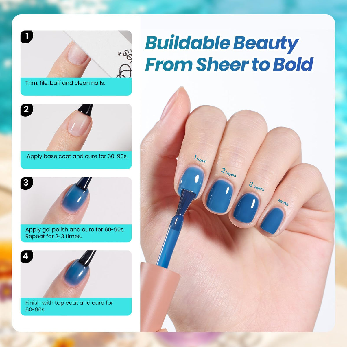 beetles summer party nails on clutch in evening scene benefit day-to-night styling