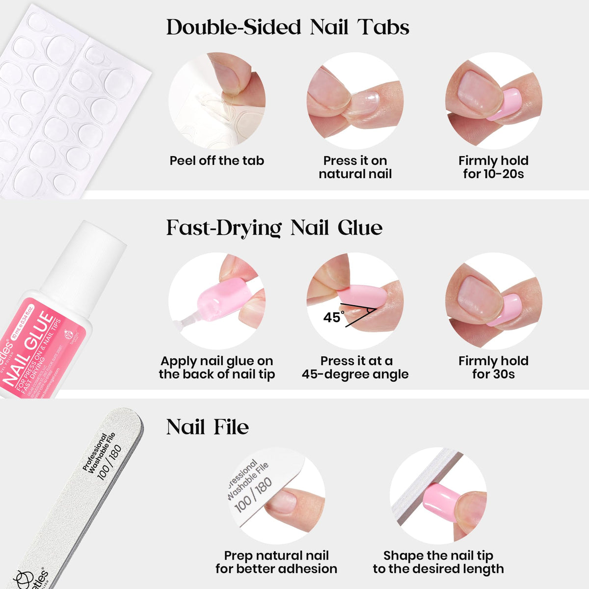 beetles lifestyle shot wearing glitter and gloss nails for stylish everyday look