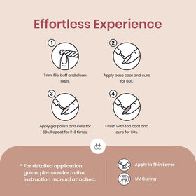 Beetles lifestyle shot of woman wearing neutral manicure for polished appearance