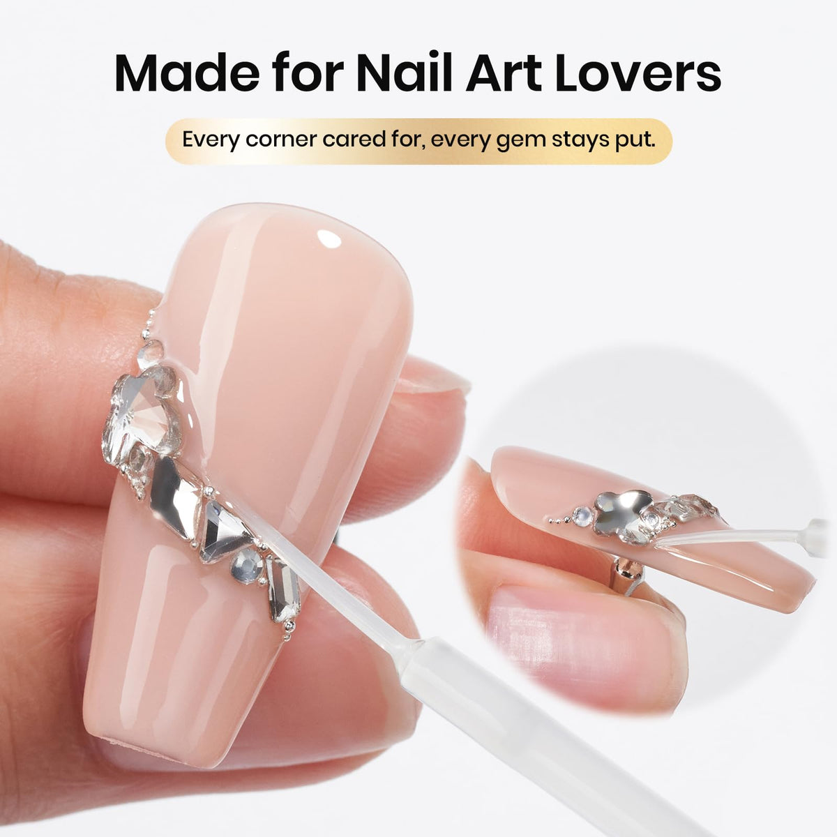 beetles Gel Polish fine brush close-up enabling precise lining