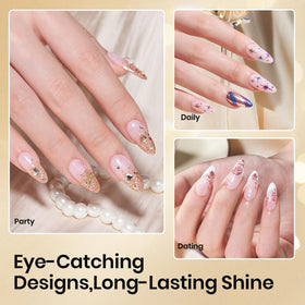 beetles Gel Polish filling a gap for a smooth, even surface