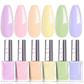 beetles front packaging showing all six pastel shades and gift-ready box