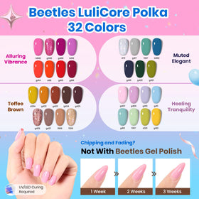 beetles manicure application in progress delivering salon-quality control