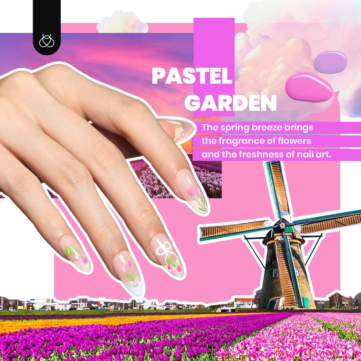 beetles manicure in use on hands demonstrating salon-style cured gel durability
