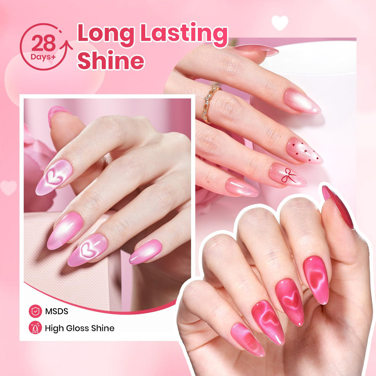 beetles manicure lifestyle scene with woman holding flowers for occasion use