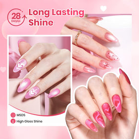 beetles manicure lifestyle scene with woman holding flowers for occasion use