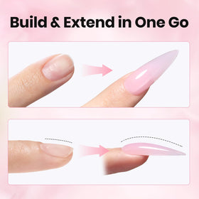 Beetles Gel Polish medium oval tips lined up to show shape and easy blending