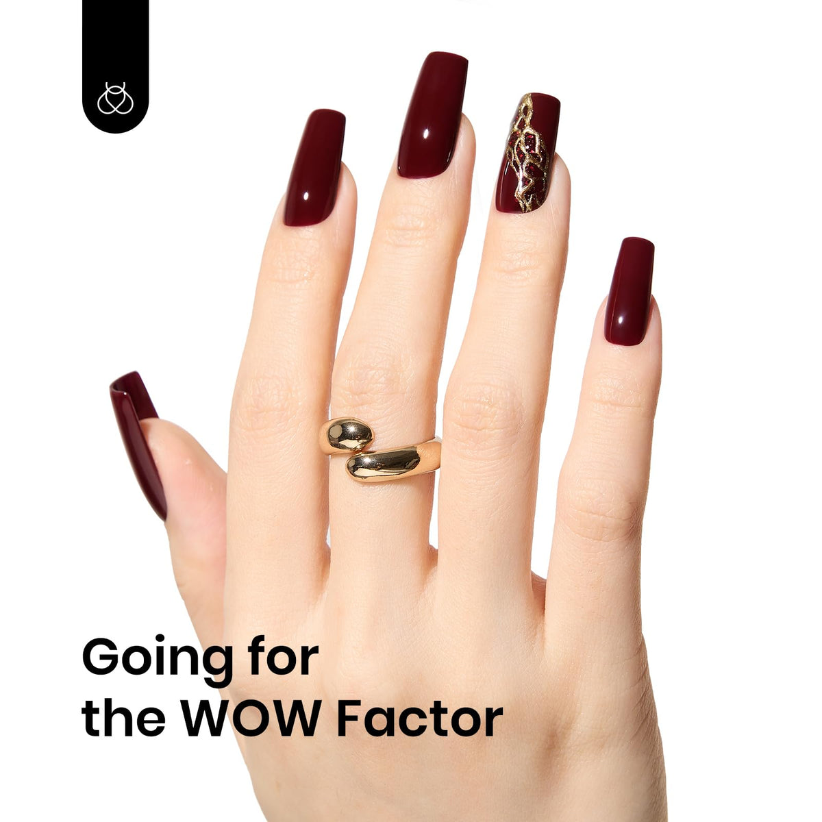 Beetles Gel Polish merlot wine glossy texture close-up showing high shine and smooth surface