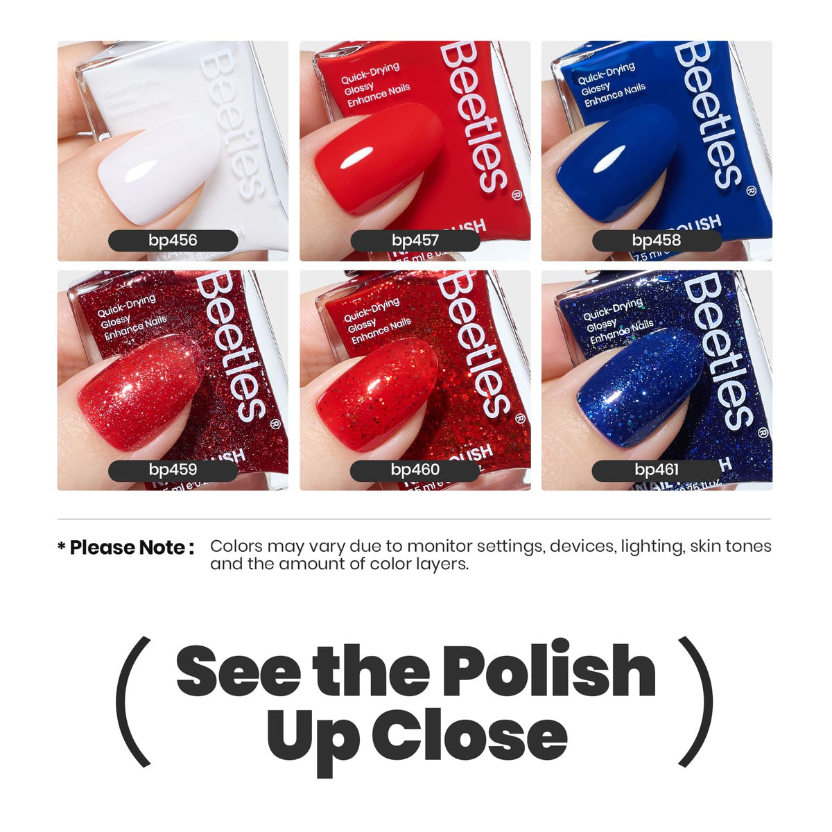 Beetles Gel Polish nails at parade scene conveying bold patriotic style and long wear