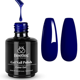 beetles bottle beside led lamp curing to show required LED/UV cure